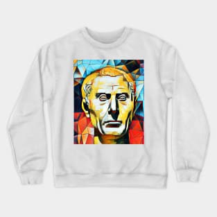 Suetonius Abstract Portrait | Suetonius Artwork 2 Crewneck Sweatshirt